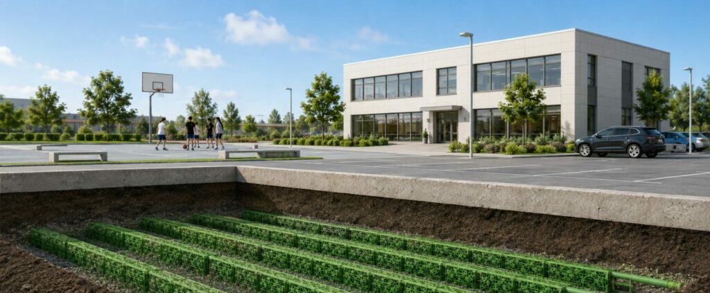 Energiemonolith als integriertes Energieprodukt für oberflächennahe Geothermie